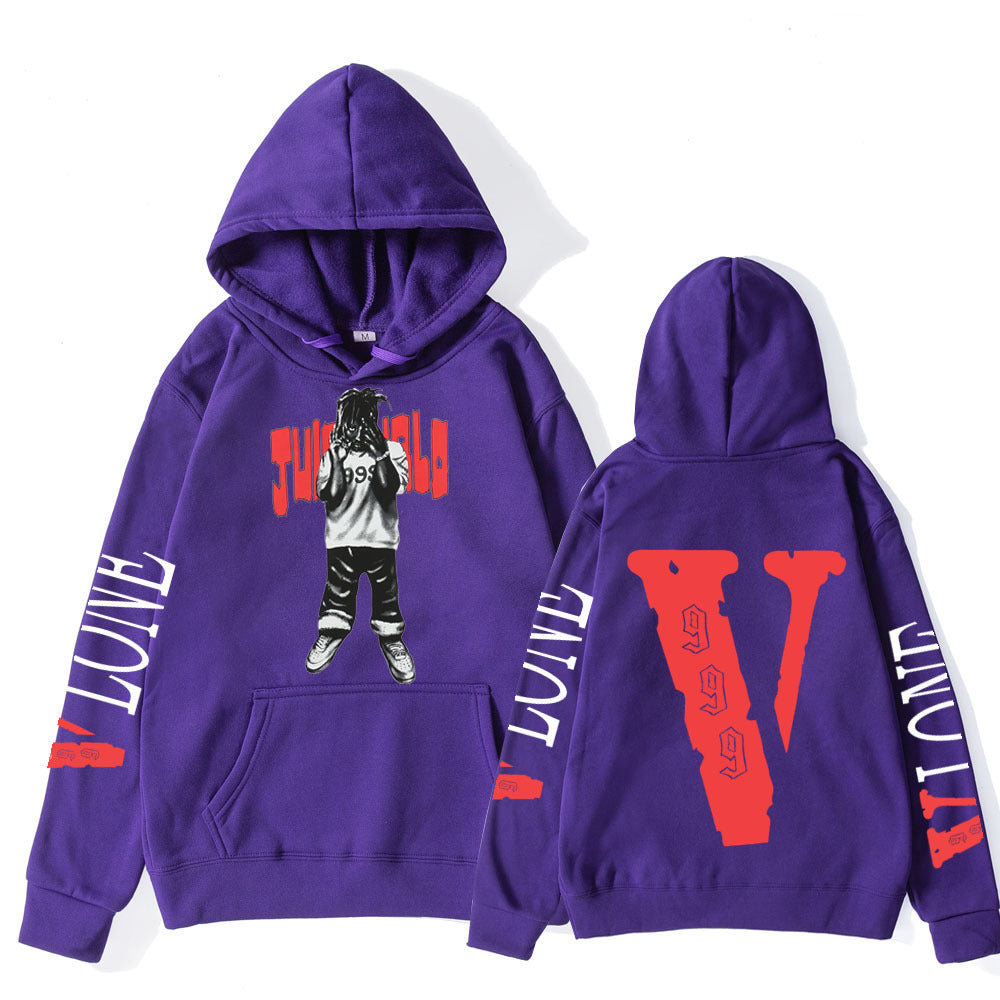 Women's hooded sweatshirt with artistic print and comfortable fit Lisslune