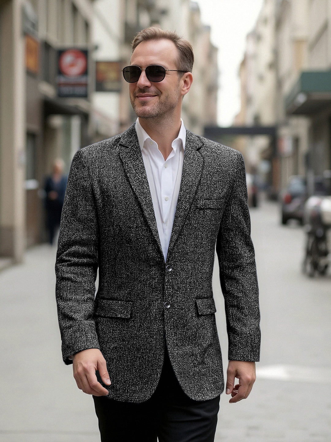 Men's elegant, structured blazer in modern design Lisslune