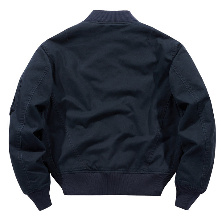 Men's Classic Bomber Jacket with Multiple Pockets Lisslune