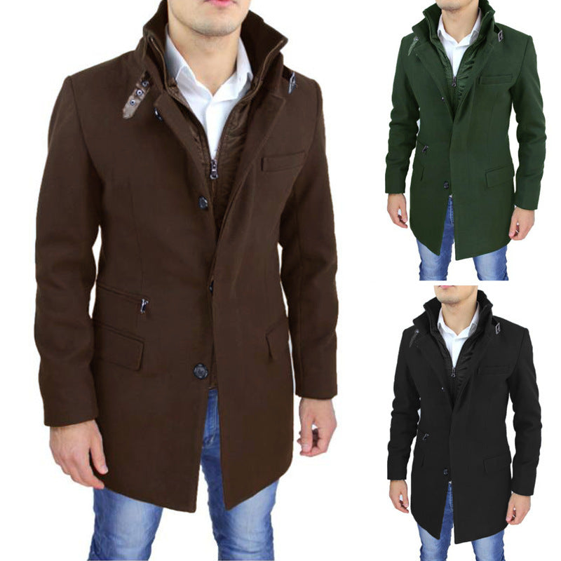 Men's fashionable warm jacket with innovative lining Lisslune