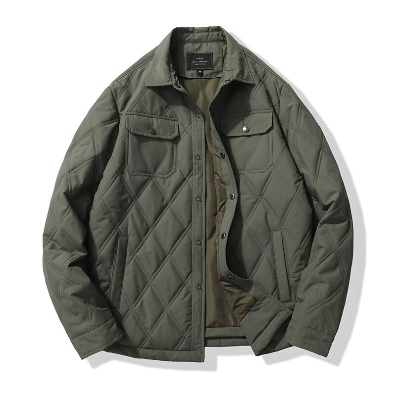 Men's Quilted Leisure Jacket with Practical Pockets Lisslune