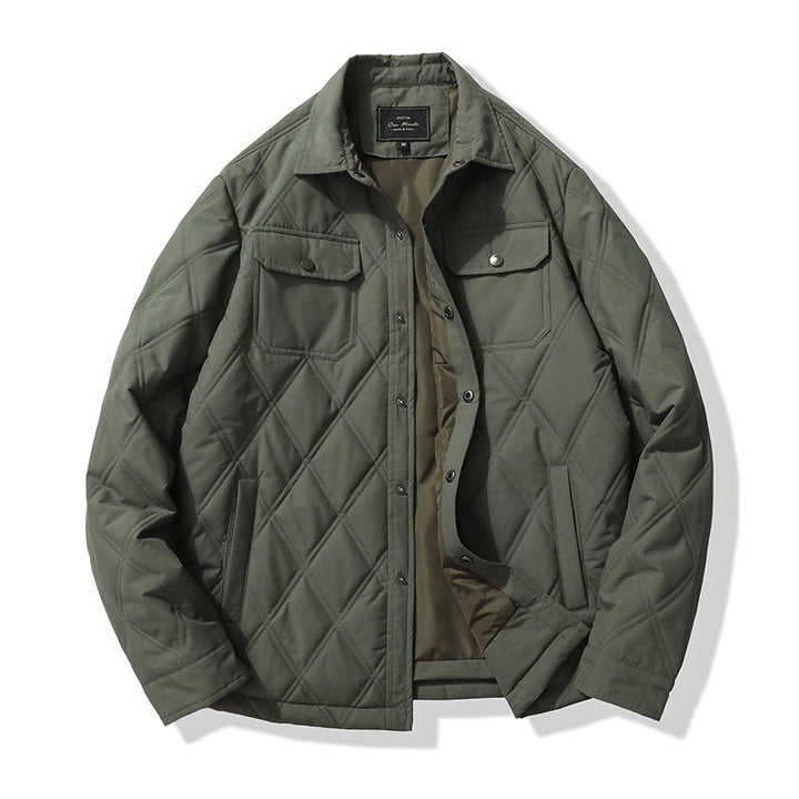 Men's Quilted Leisure Jacket with Practical Pockets Lisslune