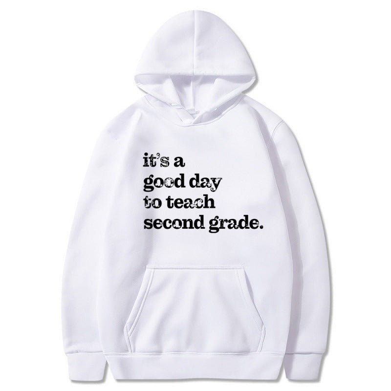 Women's hoodie with inspiring teacher quote and comfortable fit Lisslune