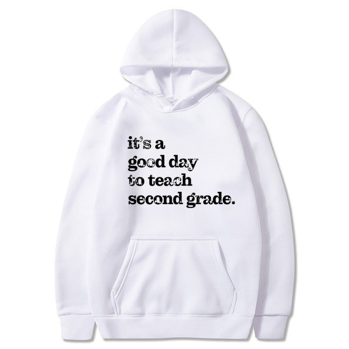 Women's hoodie with inspiring teacher quote and comfortable fit Lisslune