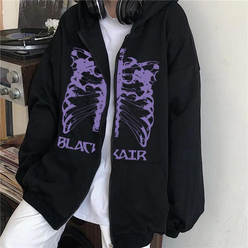 Women’s hoodie with innovative skeleton design Lisslune