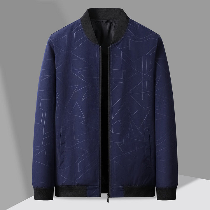 Men's fashionable transitional jacket with quilted design and elastic cuffs Lisslune