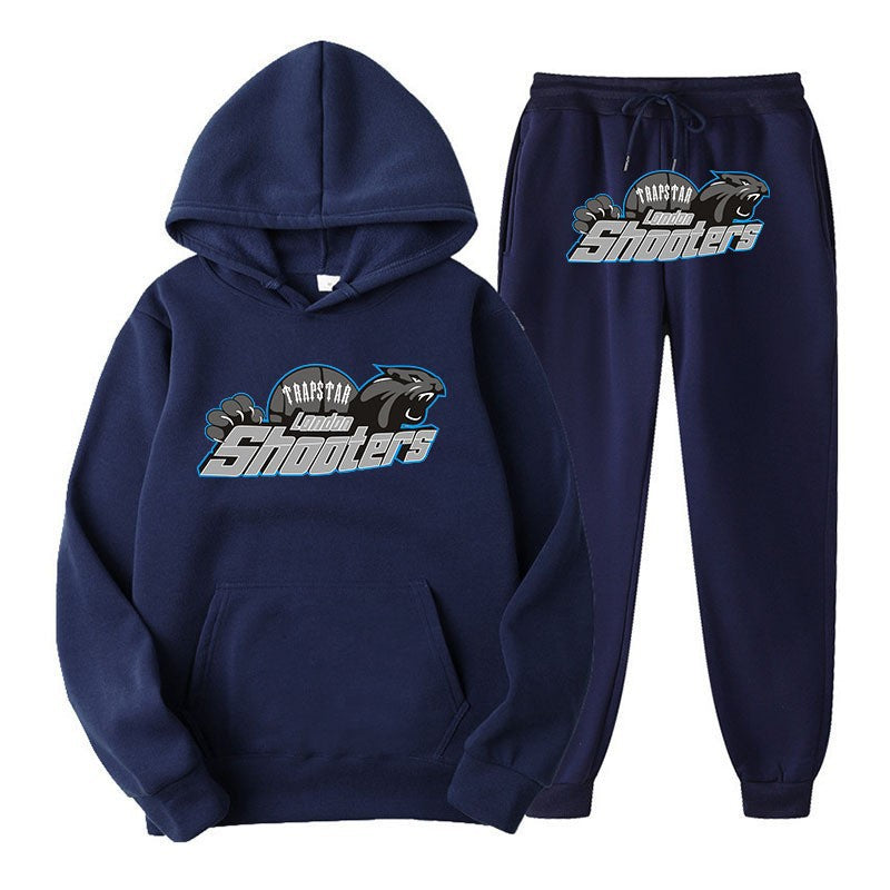 Women's leisure hoodie and jogger set with urban sports design Lisslune