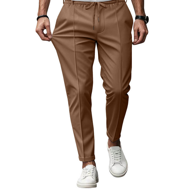 Men's stylish sports trousers with elastic waistband and practical side pockets Lisslune