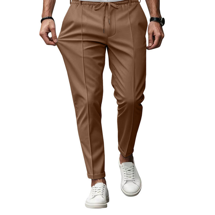 Men's stylish sports trousers with elastic waistband and practical side pockets Lisslune