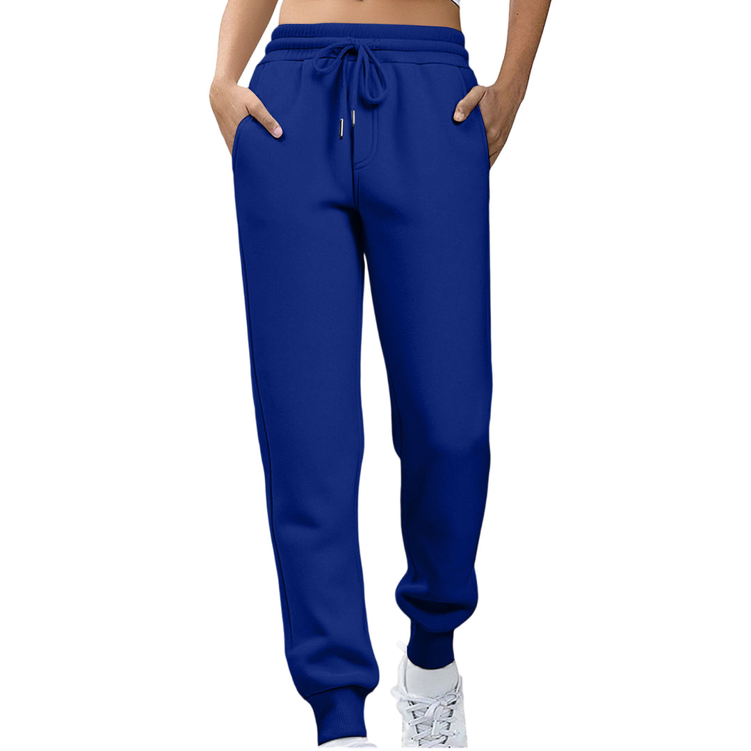 Women Relaxed Fit Sweatpants with Elastic Waistband and Side Pockets Lisslune
