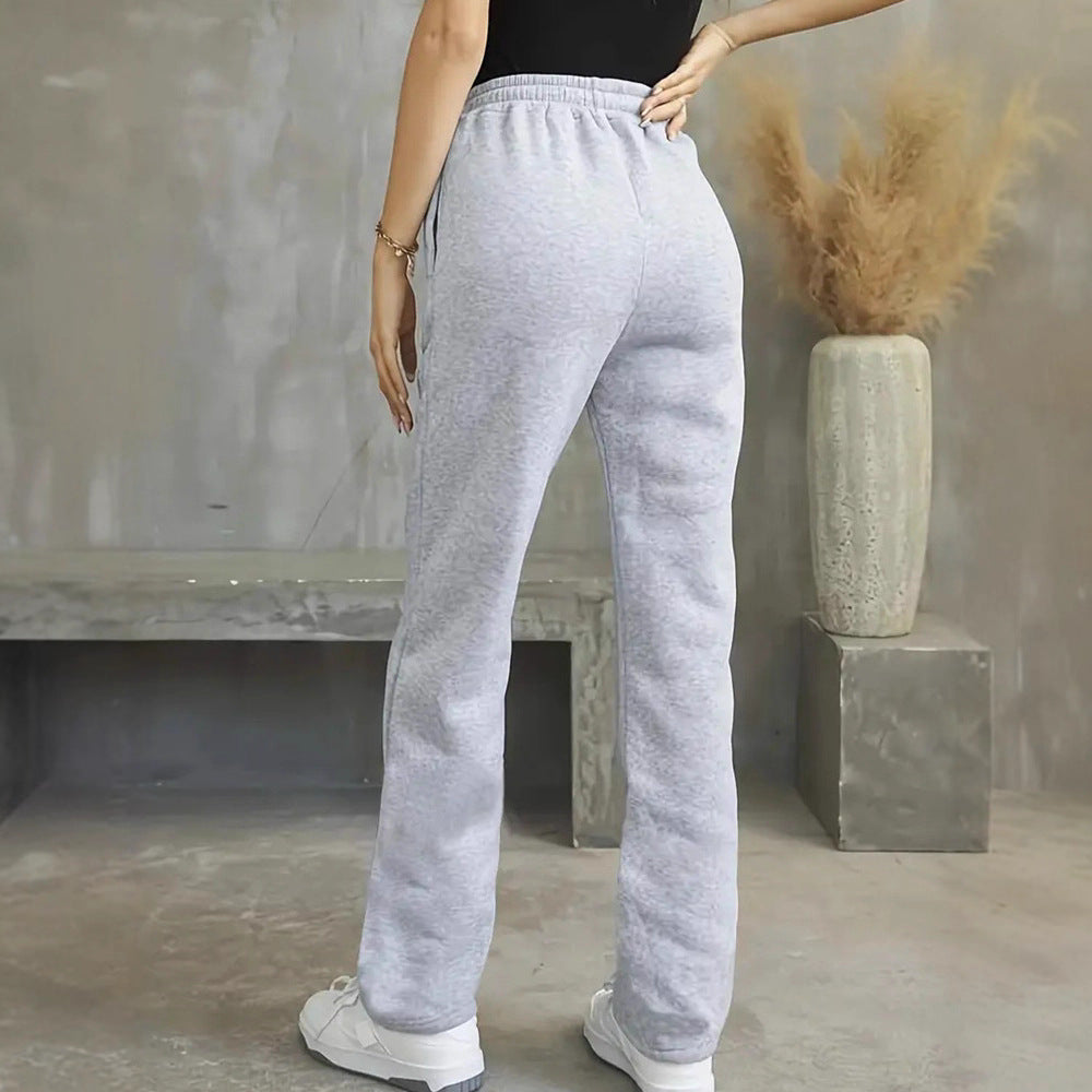 Women's comfortable leisure pants with high waistband Lisslune