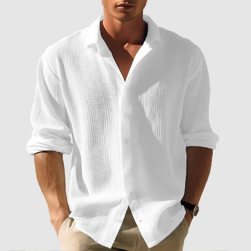 Men's airy cotton shirt Lisslune