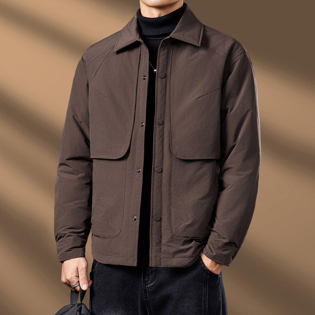 Men's Functional Leisure Jacket with Practical Pocket Design Lisslune