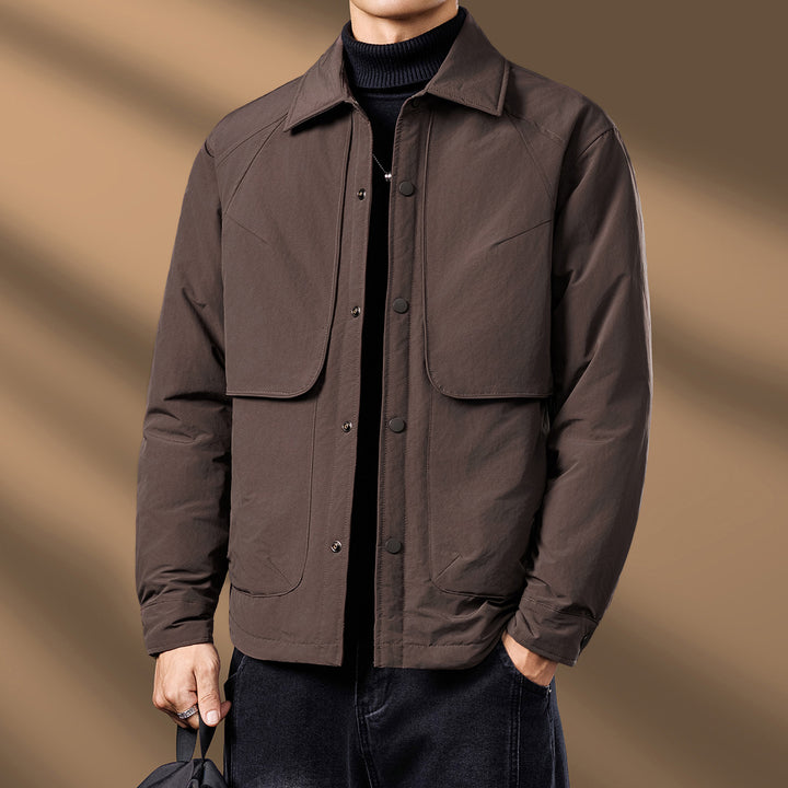 Men's Functional Leisure Jacket with Practical Pocket Design Lisslune