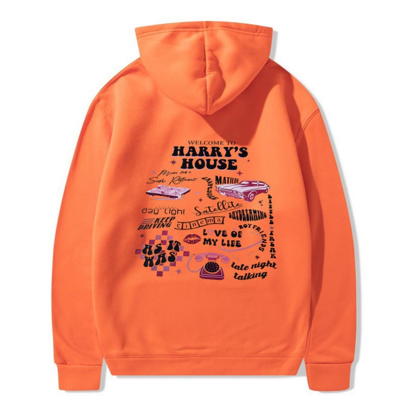 Women's Hooded Sweatshirt with Unique Graphic Design Lisslune