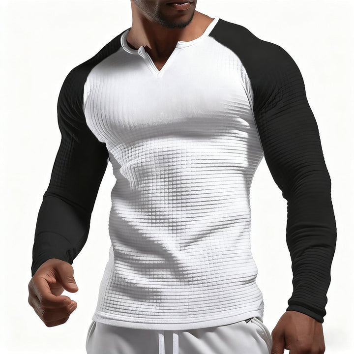 Men's Long Sleeve Shirt with Innovative Structure Design Lisslune