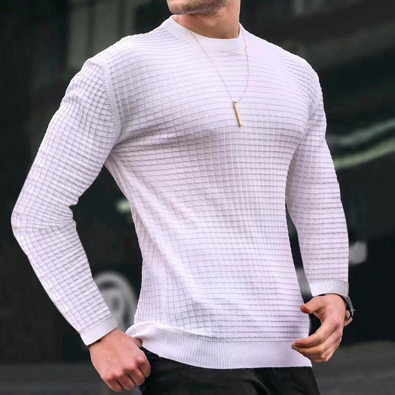 Men's stylish sweater with textured knit Lisslune