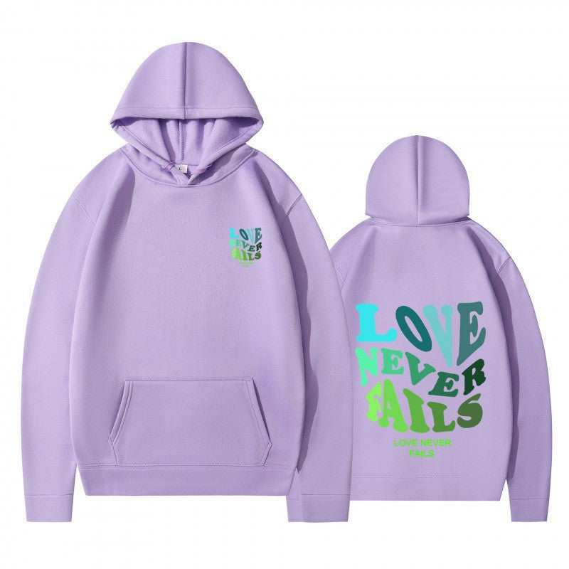 Women’s hoodie with inspiring lettering and casual fit Lisslune
