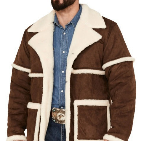 Men's elegant outdoor jacket with luxurious lambskin lining Lisslune