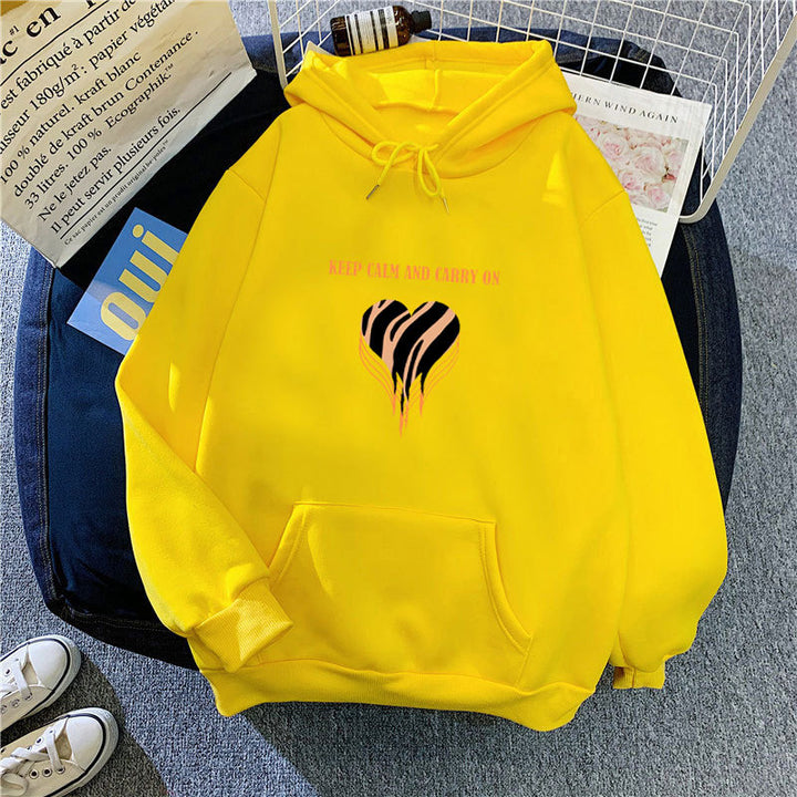 Women's hoodie with trendy heart design and comfortable fit Lisslune