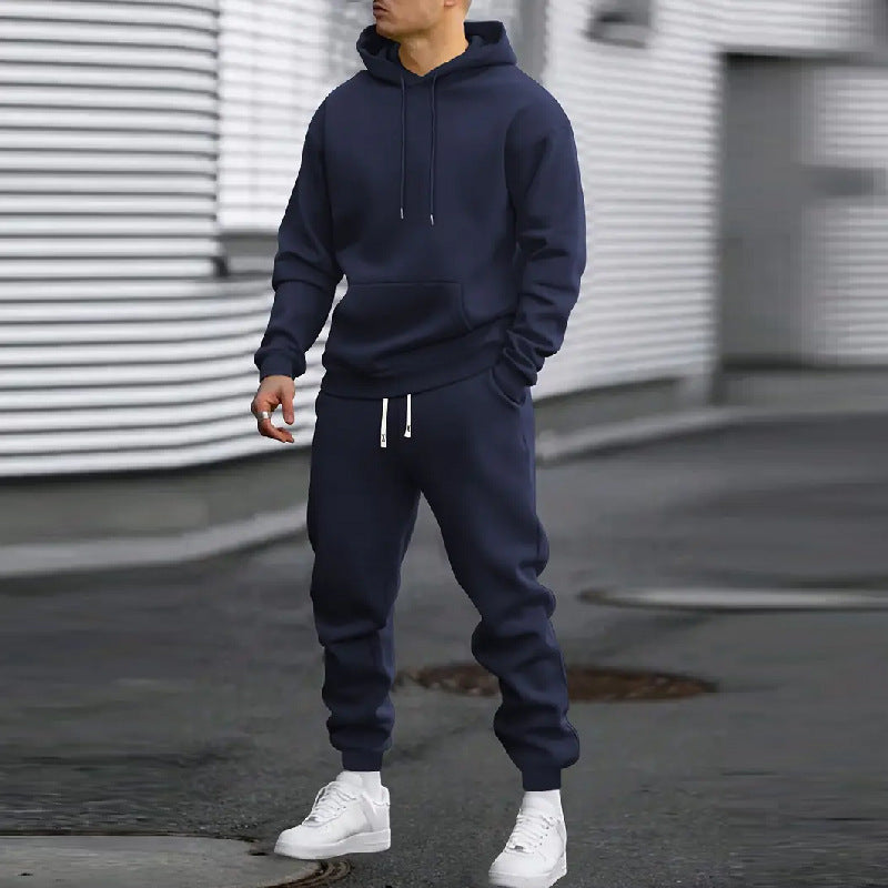Men's sporty hoodie tracksuit made of high-quality sweat fabric Lisslune