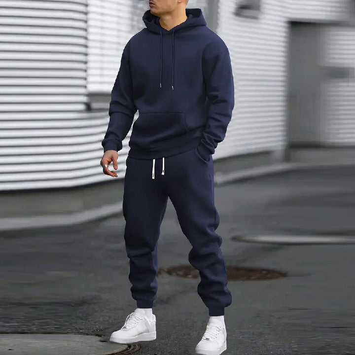 Men's sporty hoodie tracksuit made of high-quality sweat fabric Lisslune