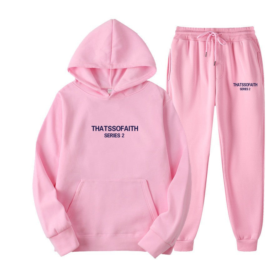 Women's tracksuit with modern hooded sweatshirt and comfortable sweatpants Lisslune