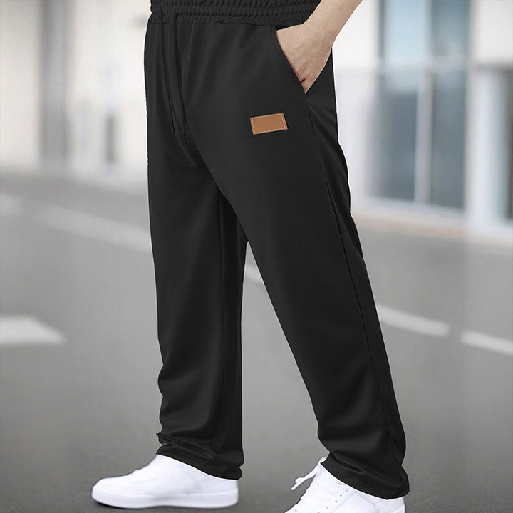 Men's Sporty Jogging Pants with Elastic Waistband and Practical Pockets Lisslune