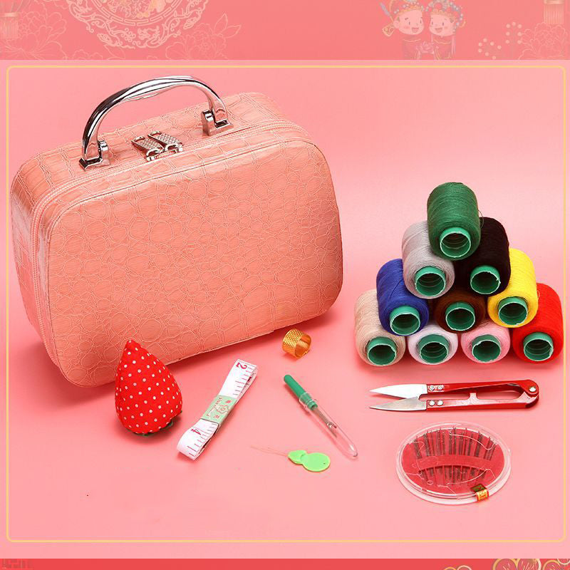 Lisslune | Household Sewing Box Set Mini Suitcase
