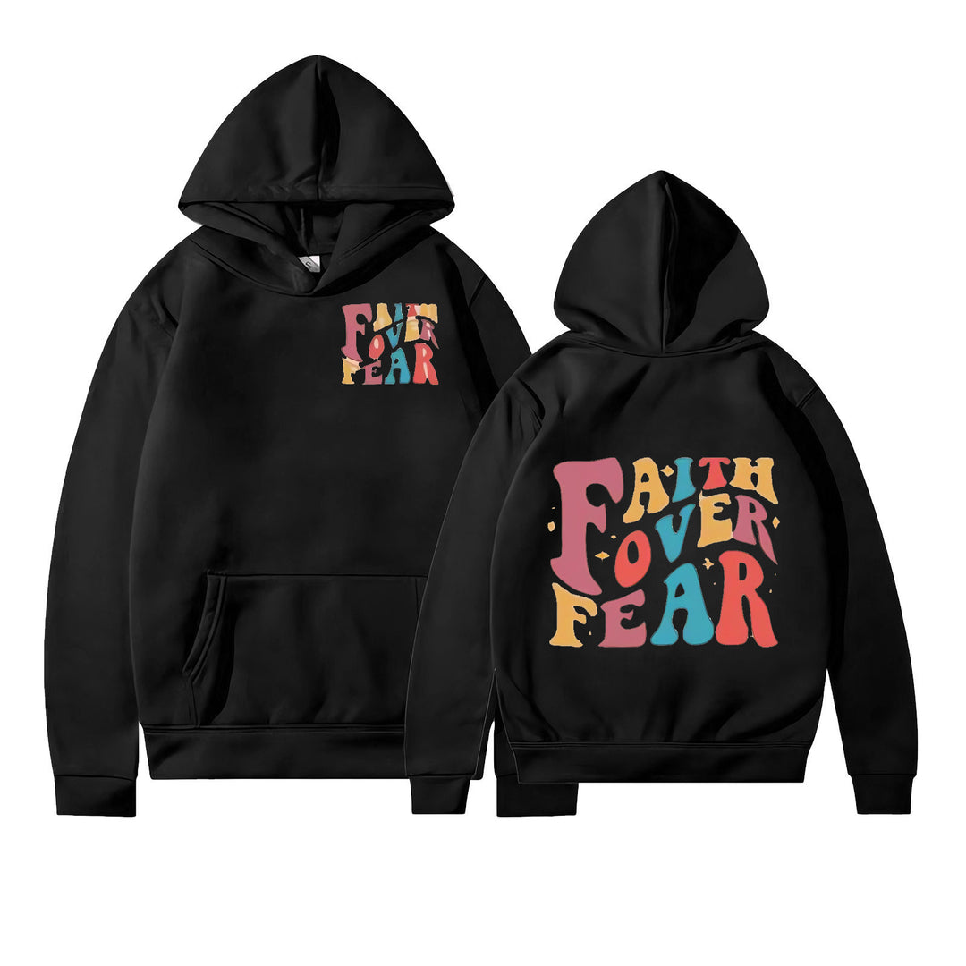 Women's Hoodie with Motivational Graphic Details Lisslune