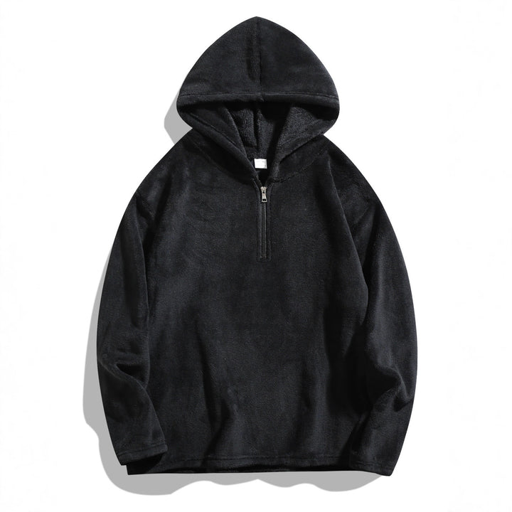 Men's cozy fleece hoodie with practical zip opening Lisslune