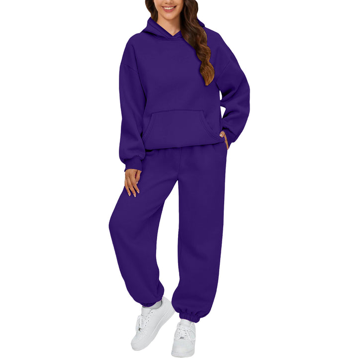 Women's Comfortable Hoodie Suit Made of Soft Sweat Fabric Lisslune