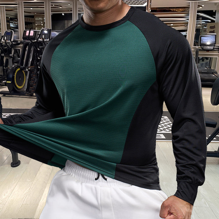 Men's functional shirt with breathable material and long sleeves Lisslune