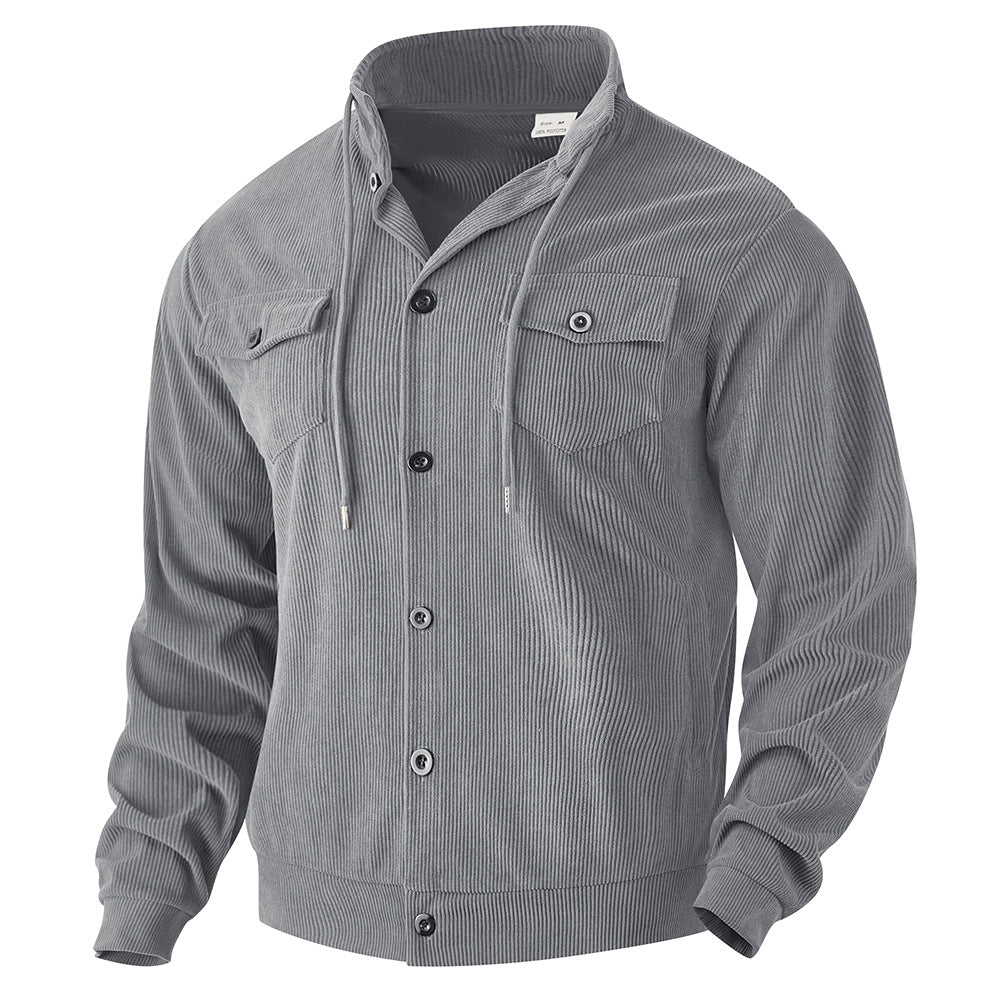 Men's cord jacket with practical chest pockets Lisslune