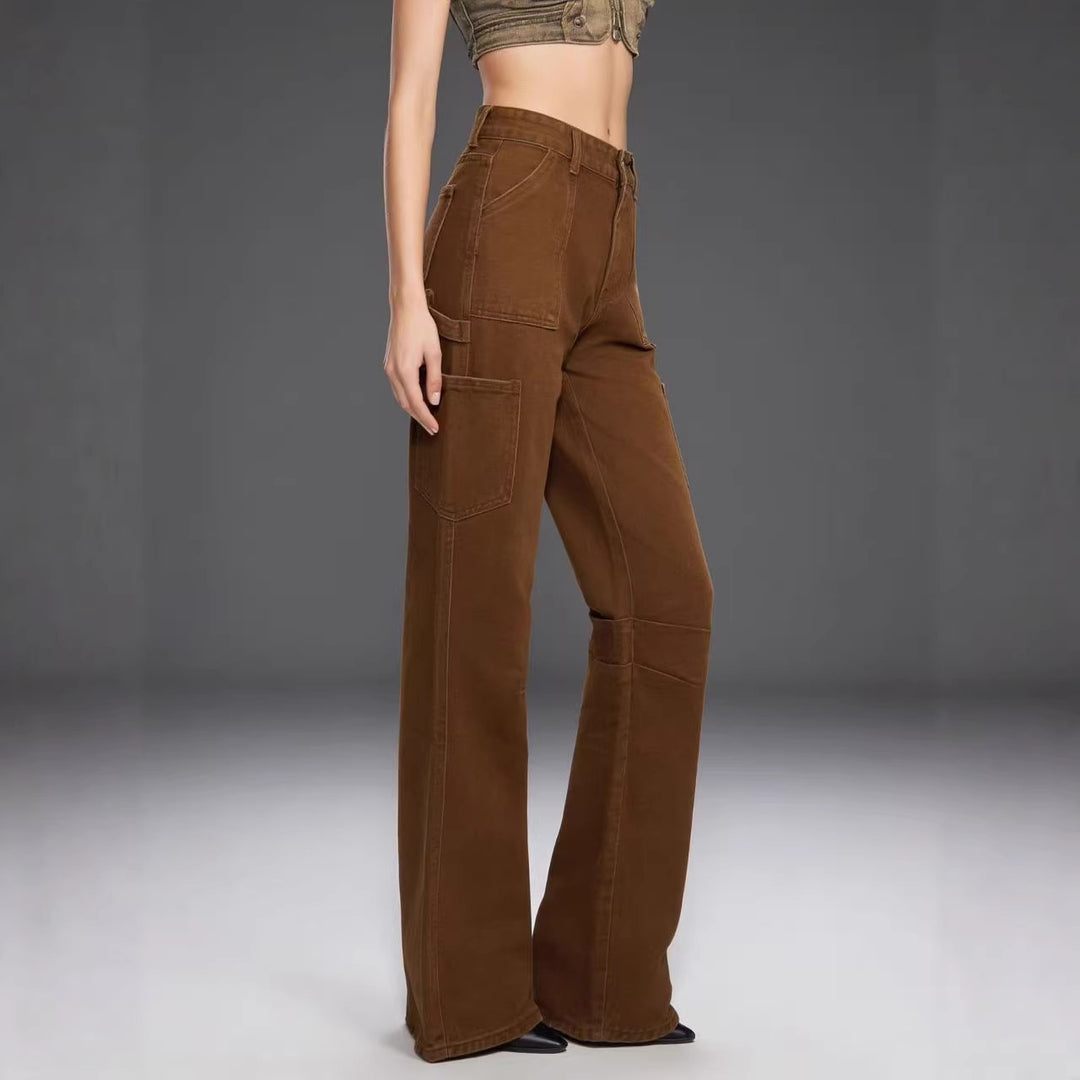 Women's cargo pants in a casual, loose fit with practical side pockets Lisslune