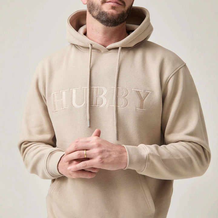 Men's hoodie with stylish lettering Lisslune