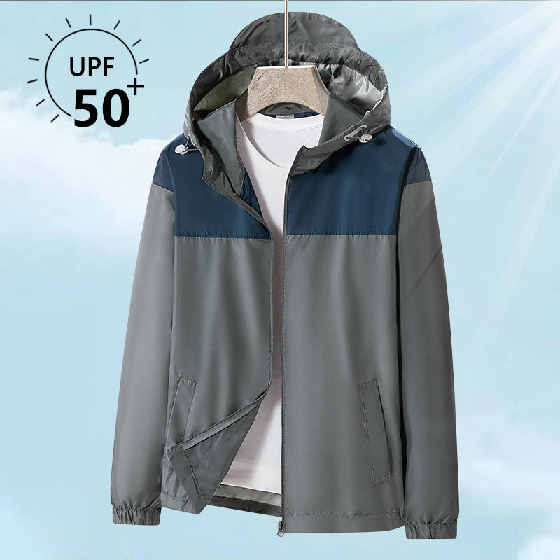 Men's lightweight outdoor jacket with UV protection and practical pockets Lisslune