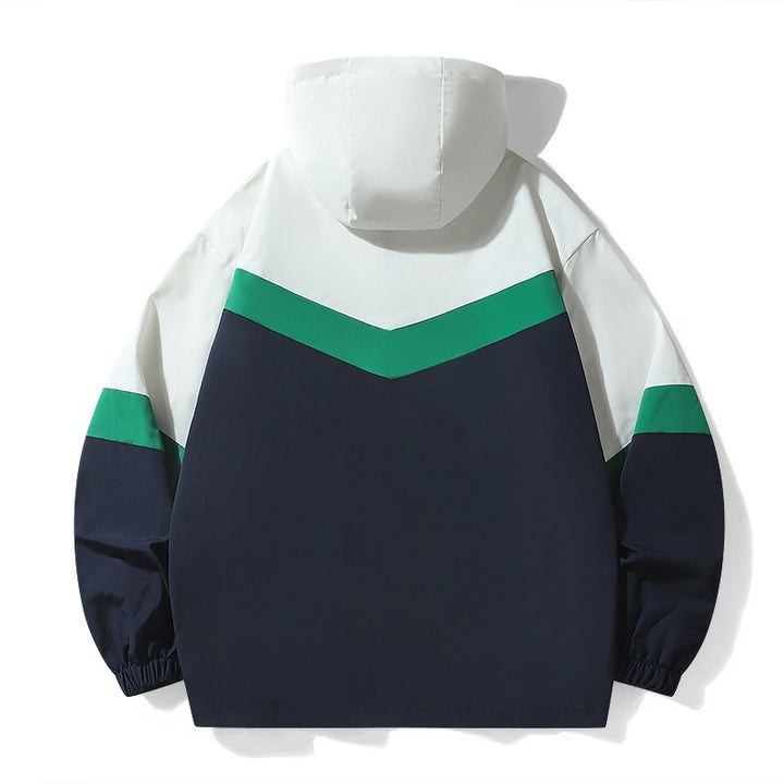 Men's lightweight transitional jacket with adjustable hood system and breathable inserts Lisslune