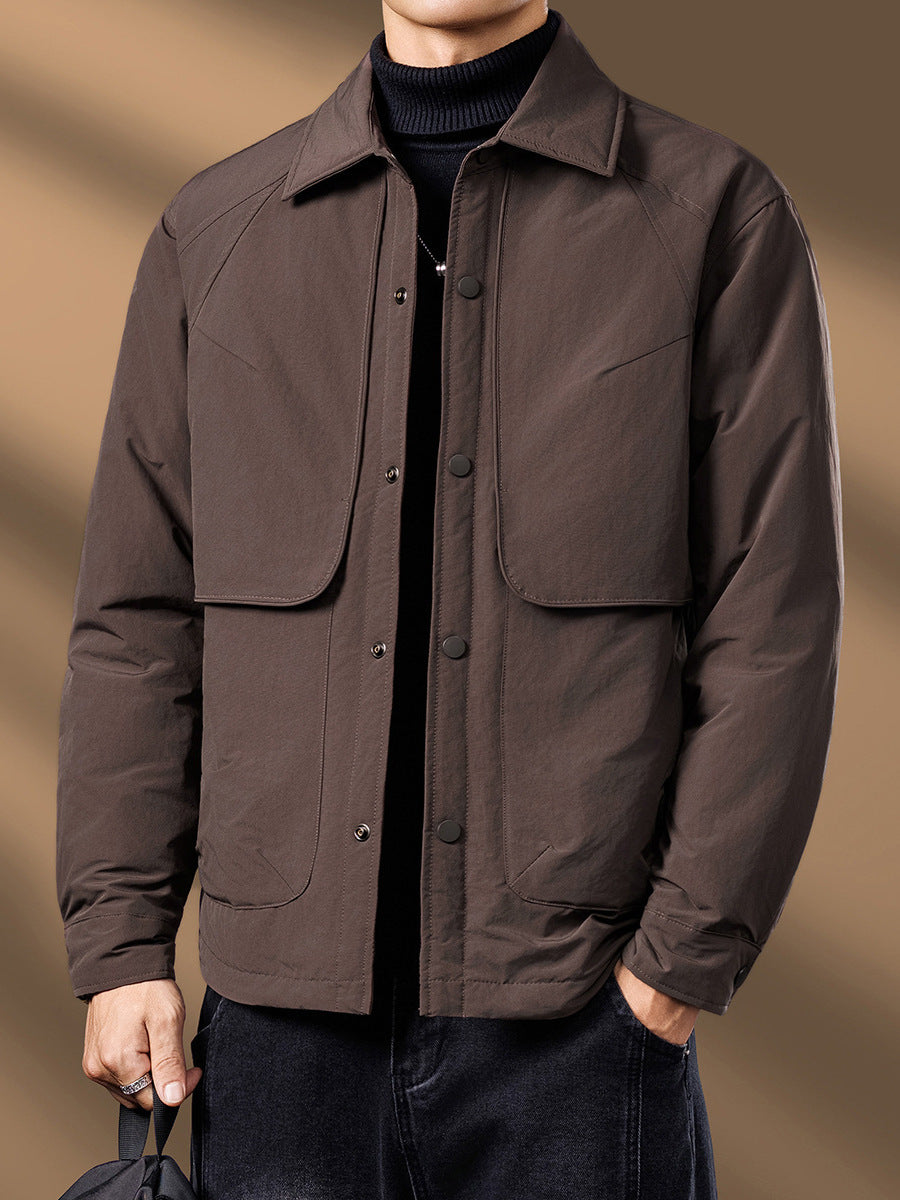 Men's Functional Leisure Jacket with Practical Pocket Design Lisslune