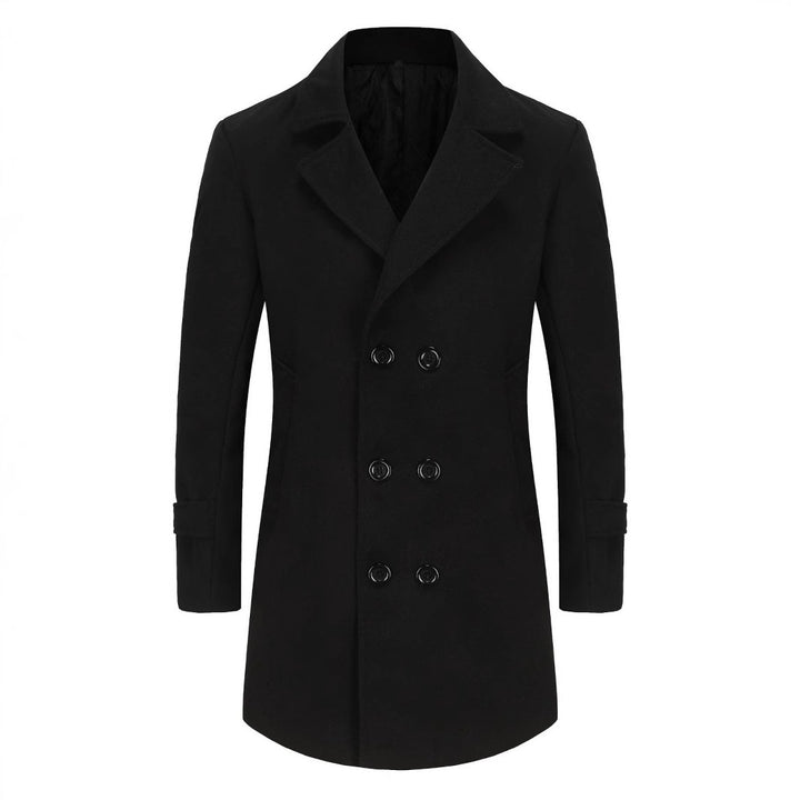 Men's elegant wool double coat Lisslune
