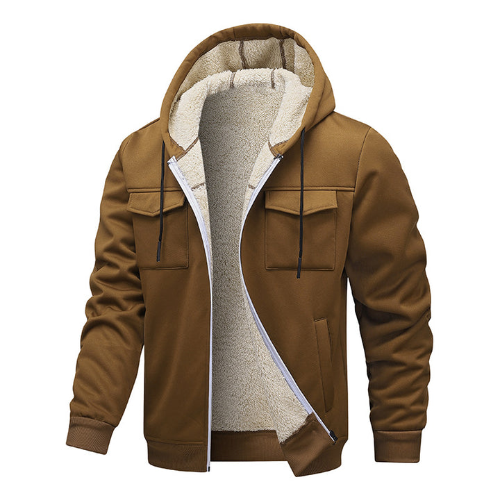 Men's Sweat Jacket with Soft Inner Lining Lisslune