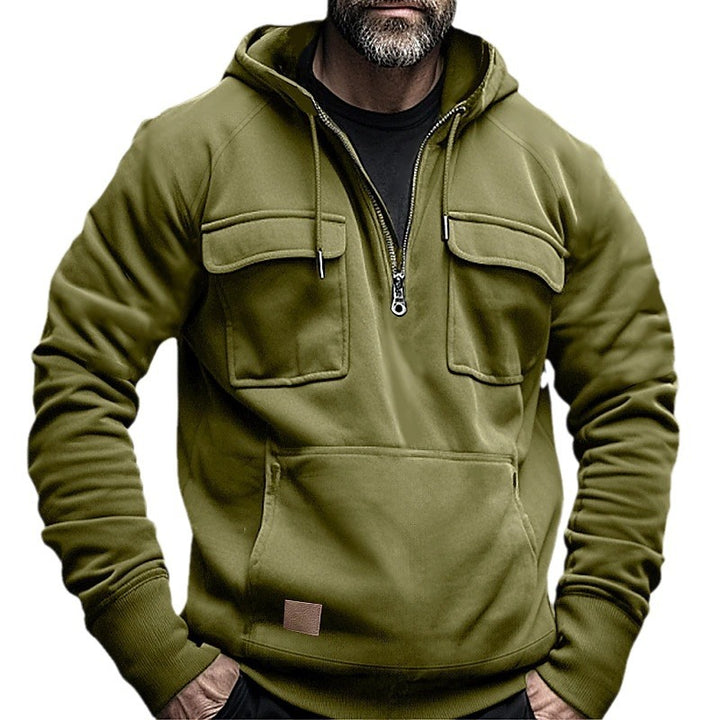 Men's stylish hoodies with practical chest pockets Lisslune