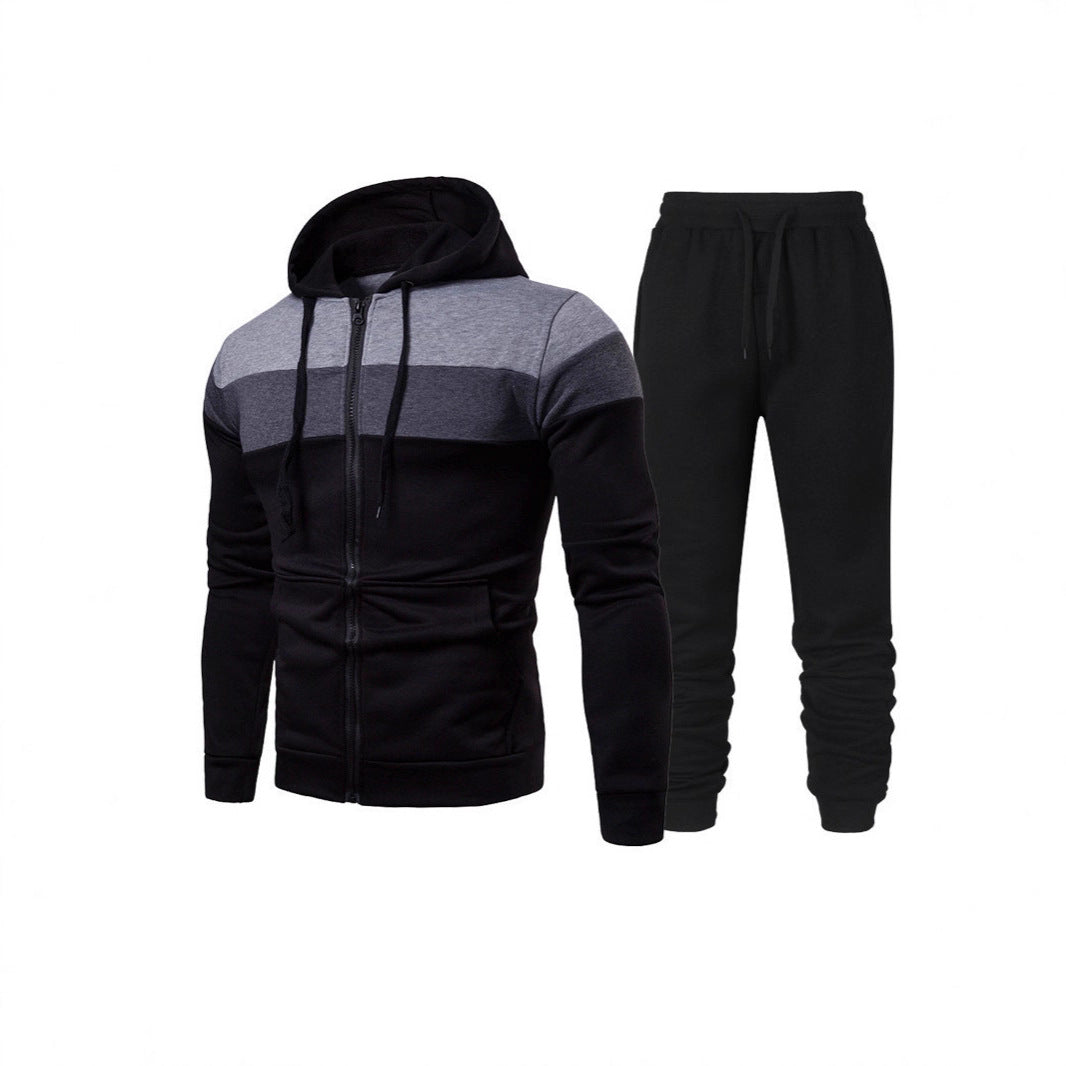 Men's tracksuit with modern color accents and practical pockets Lisslune