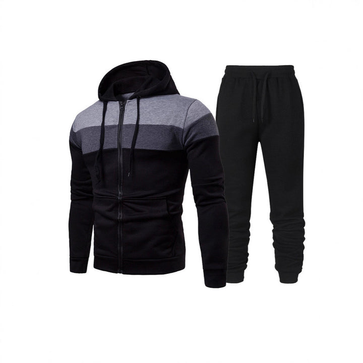 Men's tracksuit with modern color accents and practical pockets Lisslune