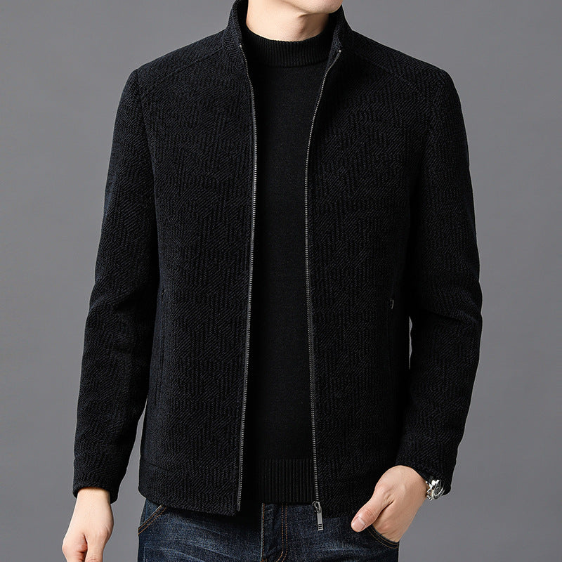 Men's Sporty and Elegant Jacket with Structured Design Lisslune