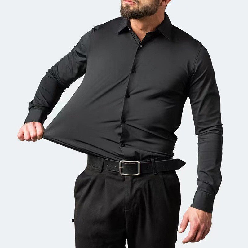 Men's Flexible Long Sleeve Shirt with Breathable Technology Lisslune
