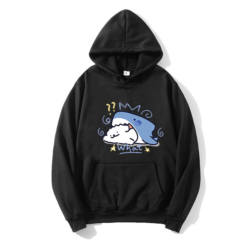 Women's hoodie with playful whale motif Lisslune