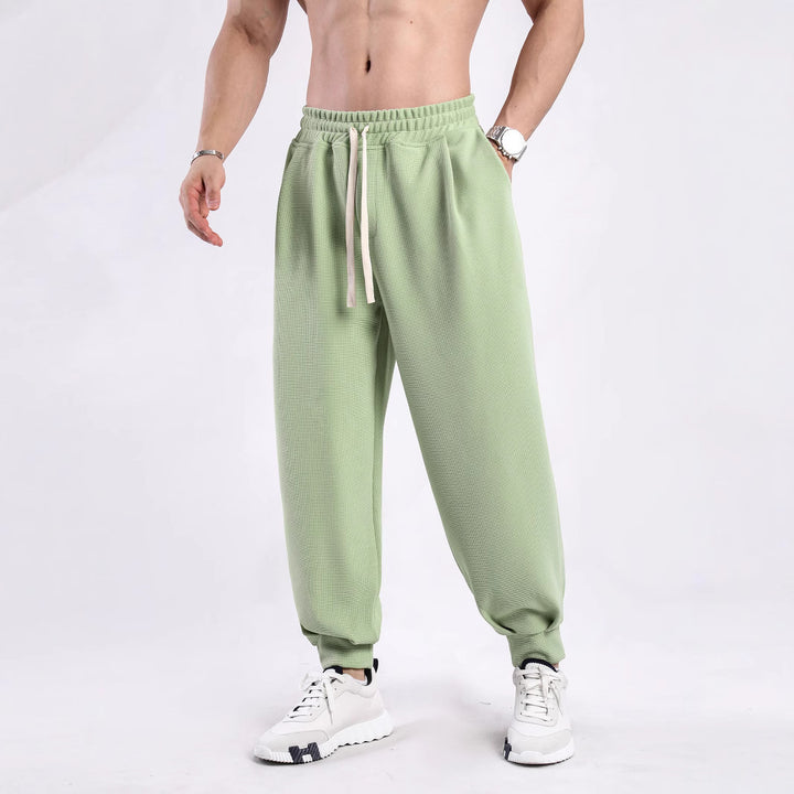 Men's casual joggers with elastic waistband and side pockets Lisslune