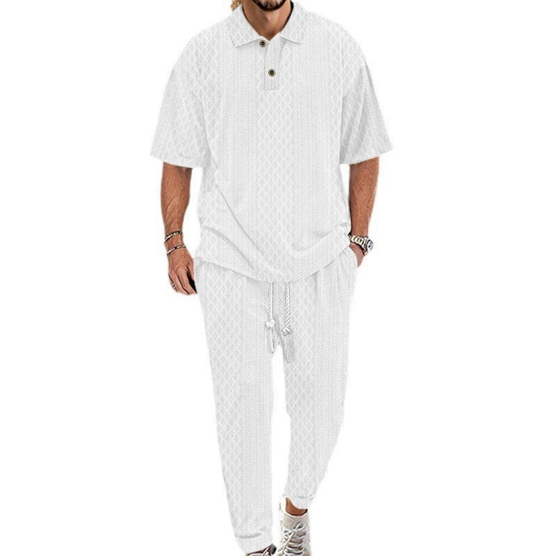 Men's leisure suit with modern design and breathable properties Lisslune