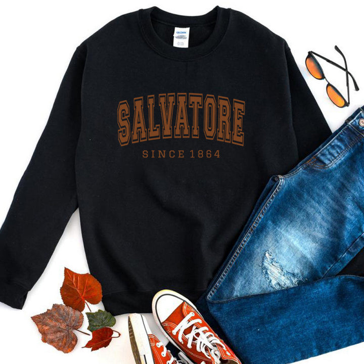 Women's sweatshirt with vintage print and comfortable fit Lisslune